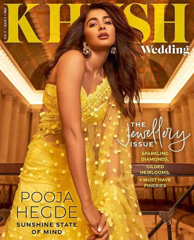 Staggering Show Of Pooja Hegde In Yellow